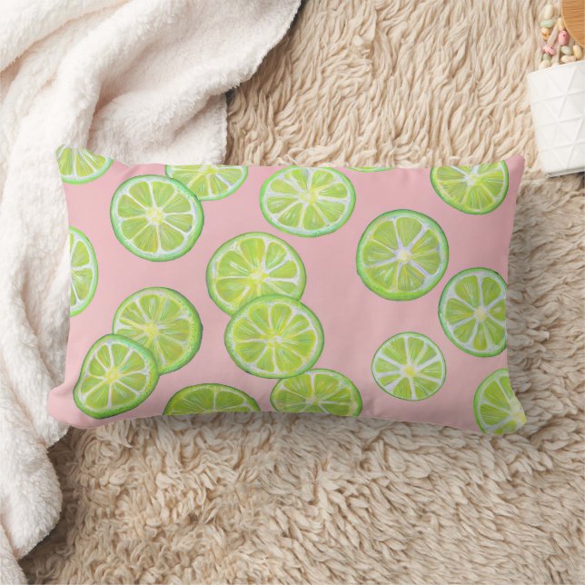 Limes Lumbar Pillow (Blanket)