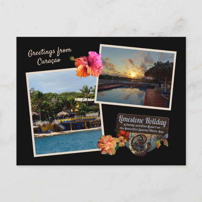 Limestone Holiday Beach Resort Curaçao Postcard (Front)