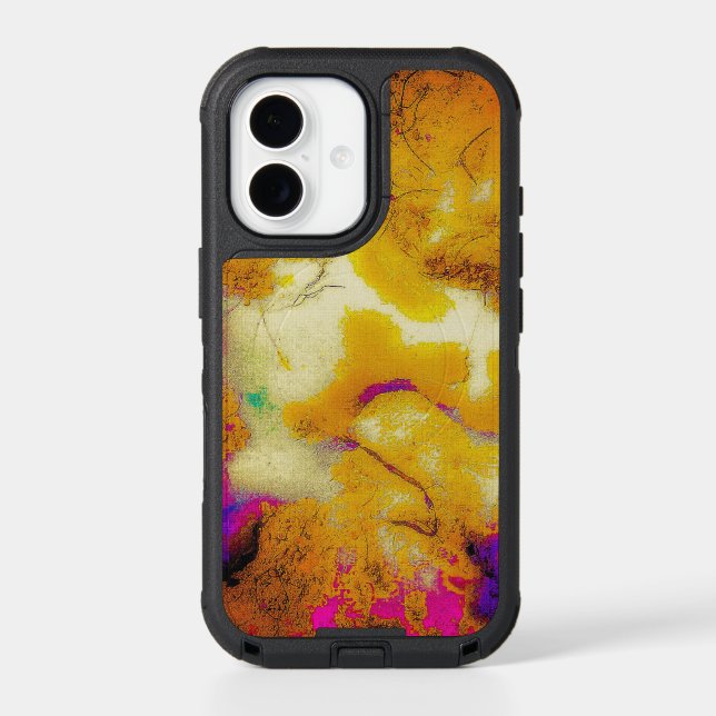 Limestone in Mustard Otterbox iPhone Case (Back)