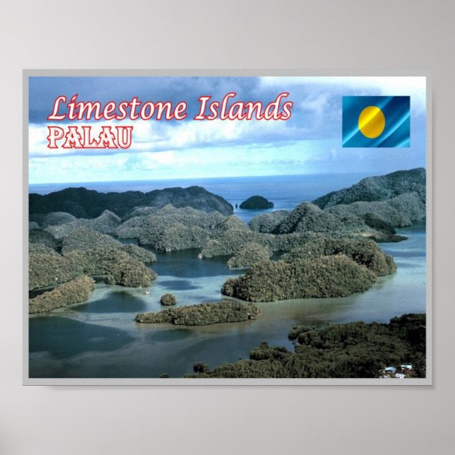 Limestone Island - Palau - Poster (Front)