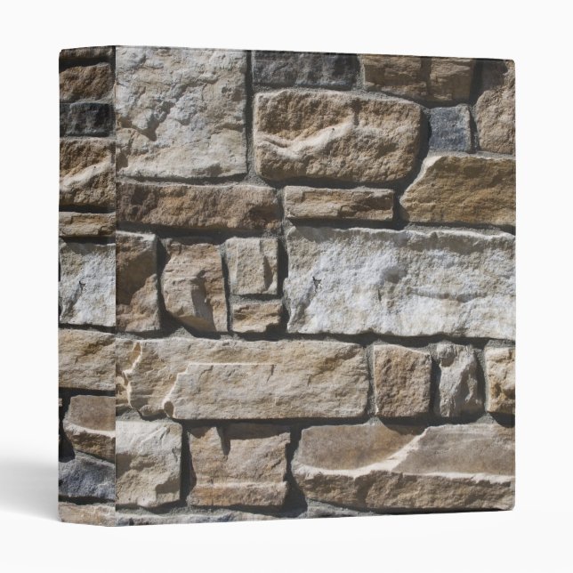 Limestone Rock Wall Binder (Front/Spine)