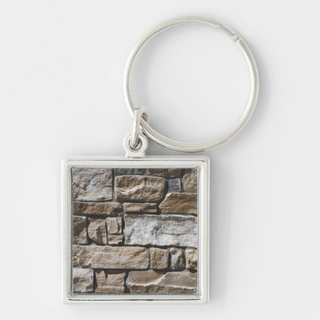 Limestone Rock Wall Keychain (Front)