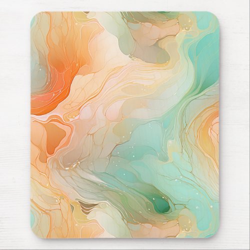 Limestone seamless pattern terracotta mouse pad