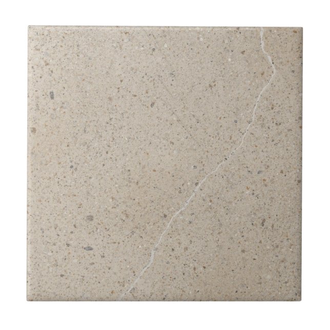 Limestone simple rustic print  ceramic tile (Front)
