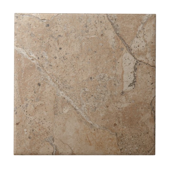 Limestone simple rustic print  ceramic tile (Front)
