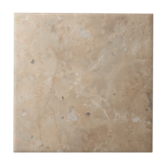 Limestone simple rustic print  ceramic tile (Front)