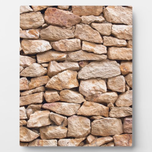 limestone wall plaque