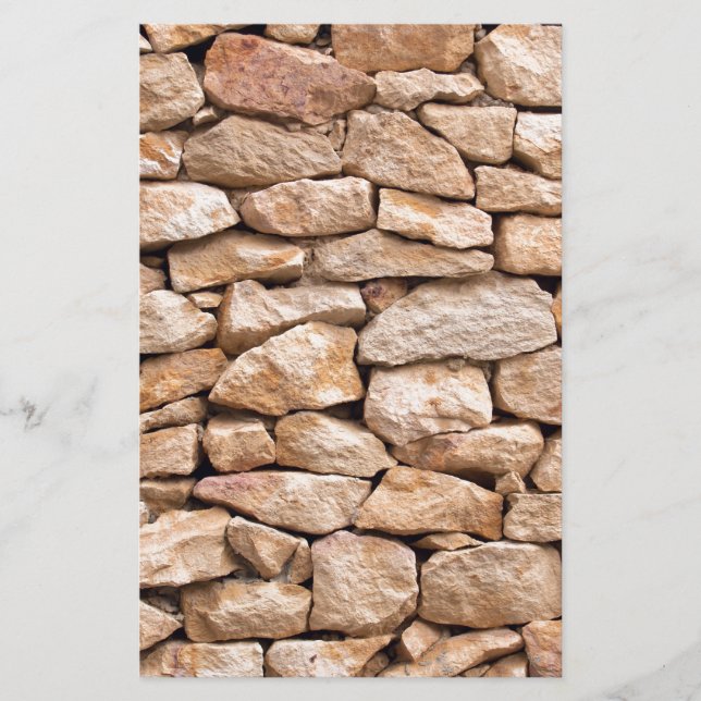 limestone wall stationery (Front)