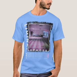 Liminal Spaces Retro 80s 90s Aesthetic Vaporwave f T-Shirt