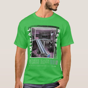 Liminal Spaces Vaporwave Aesthetic Kawaii Pastel g T-Shirt