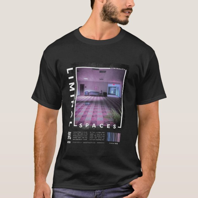 Liminal Spaces Vaporwave Retro Long Sleeve T Shirt (Front)