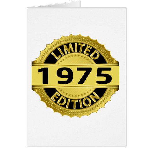 Limited 1975 Edition Cards (Front)