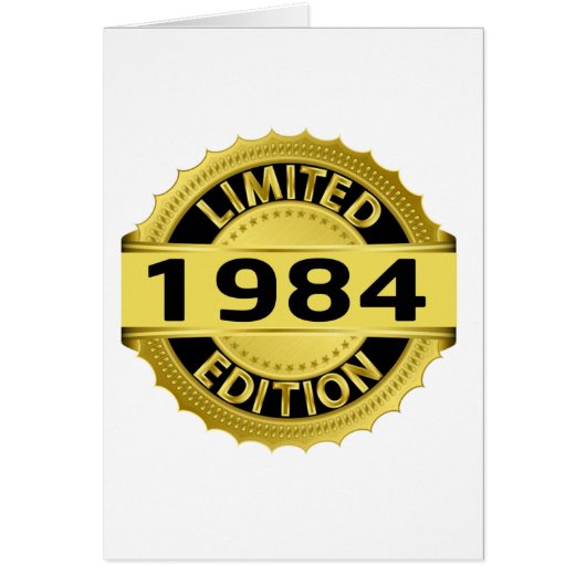 Limited 1984 Edition Cards (Front)