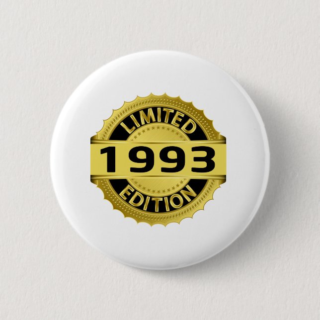 Limited 1993 Edition Pinback Button (Front)