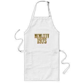 Limited Edition 1975 Birthday 50 year Long Apron
