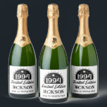 Limited Edition 30th Birthday  Sparkling Wine Label<br><div class="desc">Fun "any year" Limited Edition Birthday or Father's Day Bottle Labels. All text can be changed.</div>