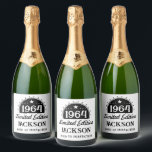 Limited Edition 60th Birthday  Sparkling Wine Label<br><div class="desc">Fun "any year" Limited Edition Birthday or Father's Day Bottle Labels. All text can be changed.</div>