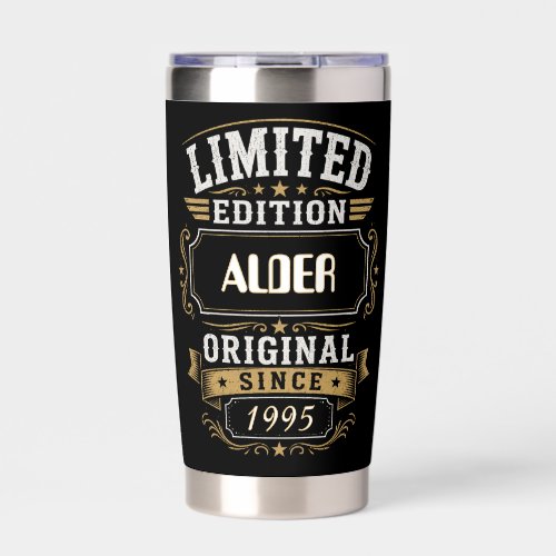 Limited Edition ALDER Personalized Vintage Insulated Tumbler