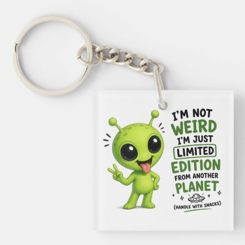 Limited Edition Alien Design Keychain