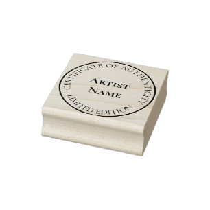 Limited Edition Art Print Authenticity Stamp
