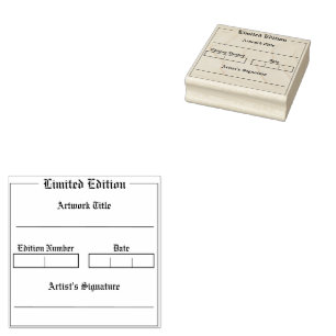 Limited Edition Art Stamp