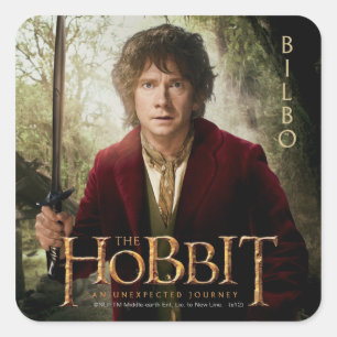 Limited Edition Artwork: BILBO BAGGINS™ Square Sticker