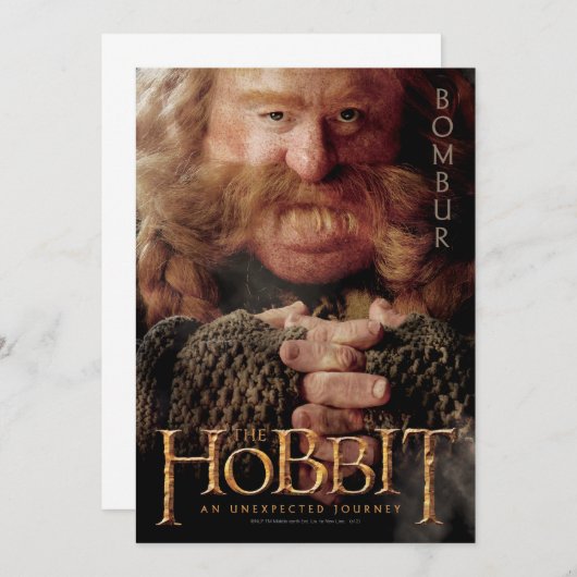 Limited Edition Artwork: Bombur (Front/Back)