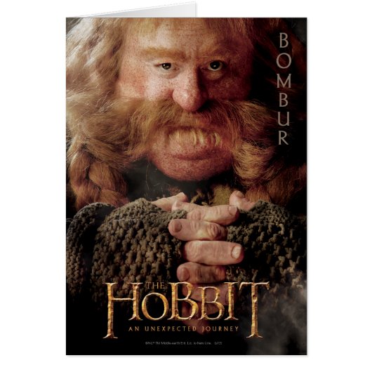 Limited Edition Artwork: Bombur Cards (Front)