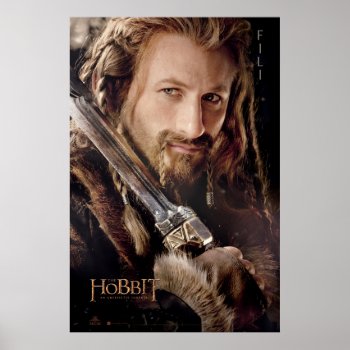 Limited Edition Artwork: Fili Poster by thehobbit at Zazzle