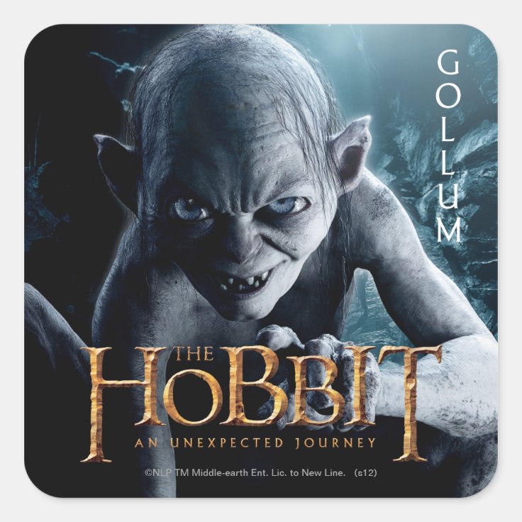 Limited Edition Artwork: GOLLUM™ Square Sticker | Zazzle
