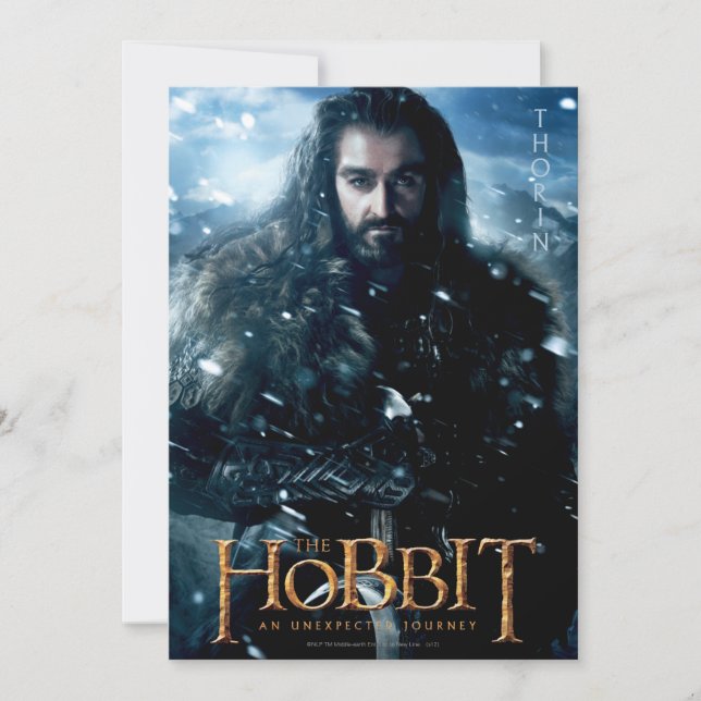Limited Edition Artwork: THORIN OAKENSHIELD™ Invitation (Front)
