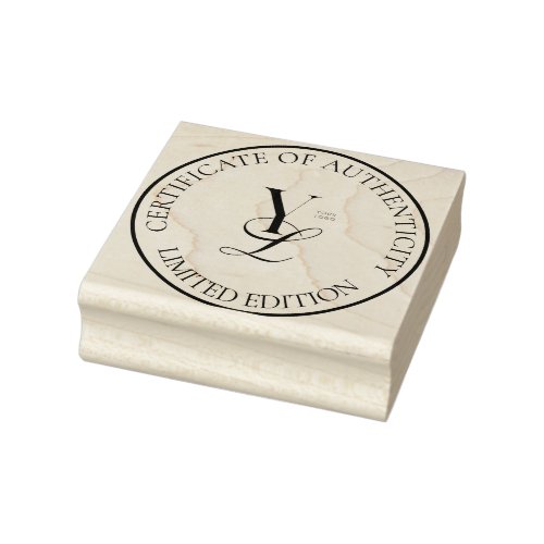 Limited Edition Authenticity Logo Stamp 