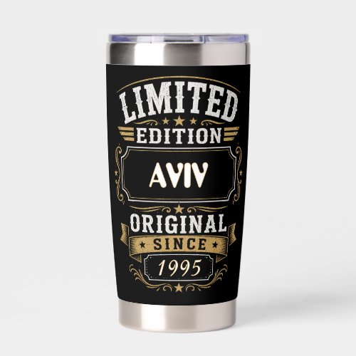 Limited Edition AVIV Personalized Vintage Insulated Tumbler