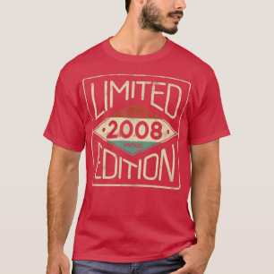 Limited Edition Awesome Vintage 2008 Birthday T-Shirt