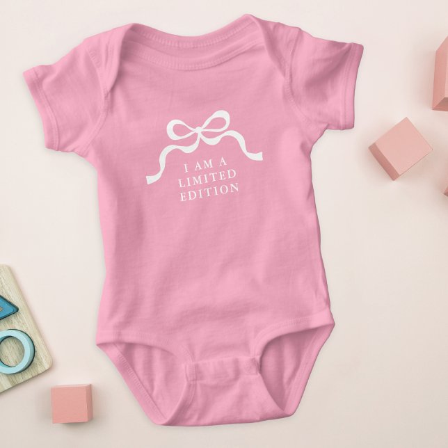 Limited Edition Baby Pink Retro Modern Girl Bows  Bodysuit (Creator Uploaded)