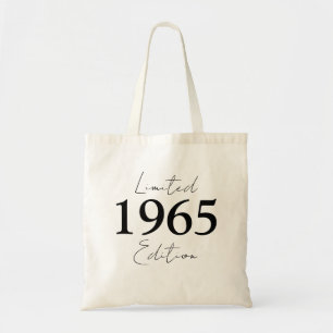 Limited Edition Birthday 1965 Cotton Canvas Tote B Bag