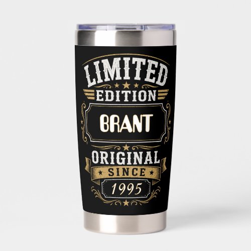 Limited Edition BRANT Personalized Vintage Insulated Tumbler