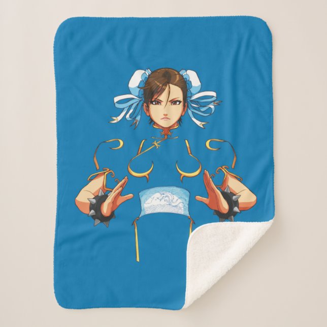 Limited Edition - Chun Li Sherpa Blanket (Front)