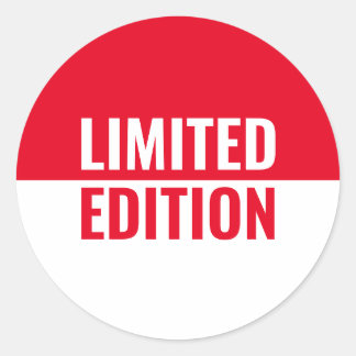 Limited Edition Classic Round Sticker