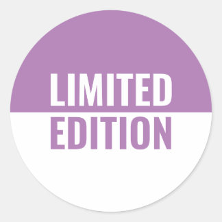 Limited Edition Classic Round Sticker