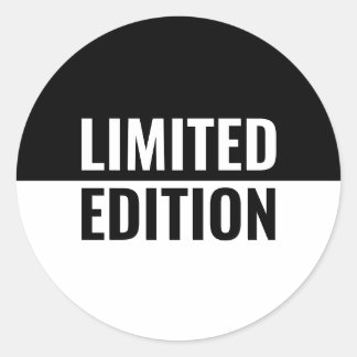 Limited Edition Classic Round Sticker