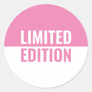 Limited Edition Classic Round Sticker