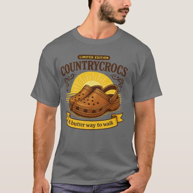Limited Edition Country Crocs T-Shirt (Front)