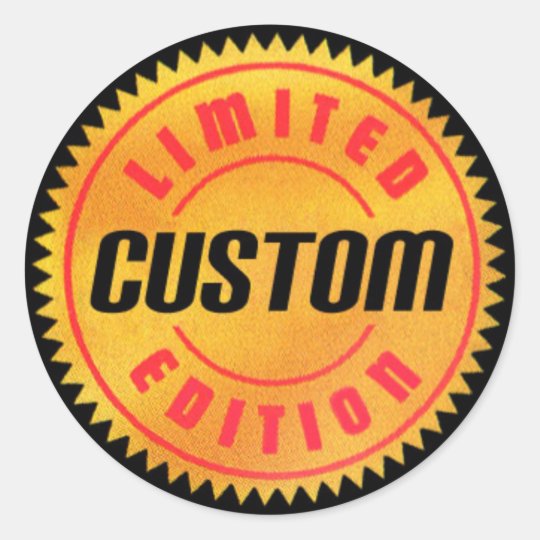 Limited Edition Custom Round Stickers