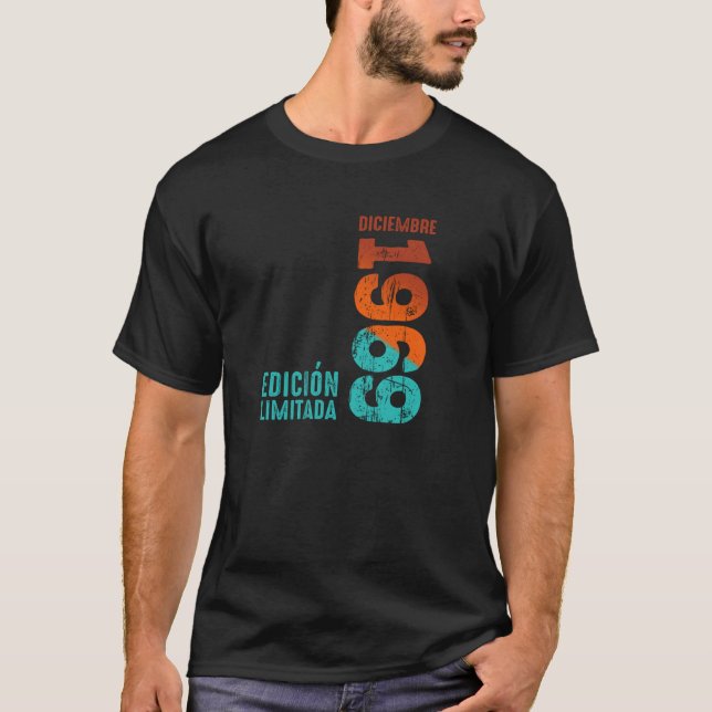 Limited Edition December 1969 Year Retro 1969 Vint T-Shirt (Front)