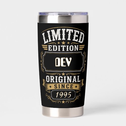 Limited Edition DEV Personalized Vintage Insulated Tumbler