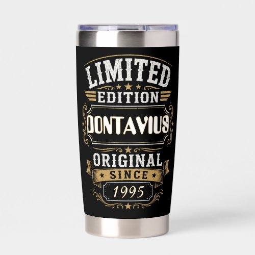 Limited Edition DONTAVIUS Personalized Vintage Insulated Tumbler