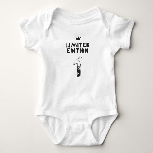 LIMITED EDITION | Giraffe Cute | Kids Baby Bodysuit (Front)
