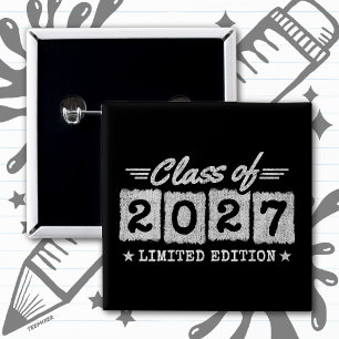 Limited Edition Graduation Senior Class of 2027 Button
