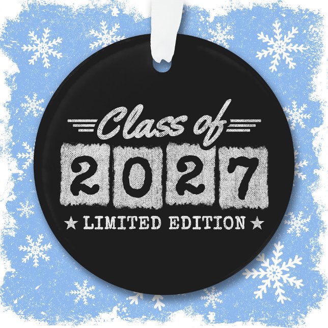 Limited Edition Graduation Senior Class of 2027 Ornament (Creator Uploaded)